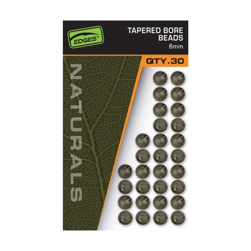 Fox Edges Naturals 6mm Tapered Bore Beads