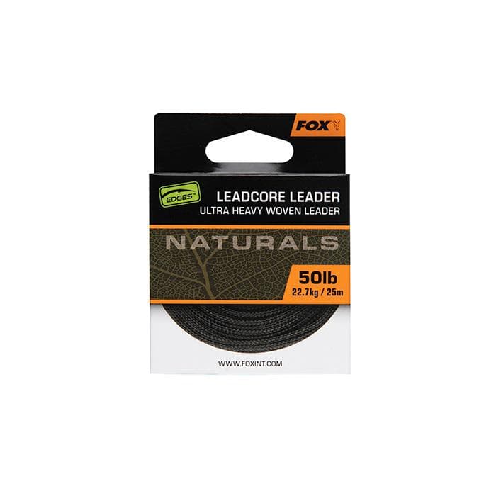 Fox Edges Naturals Leadcore Leader 25m 50lb /22.7kg - foto 2