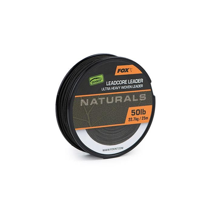 Fox Edges Naturals Leadcore Leader 25m 50lb /22.7kg