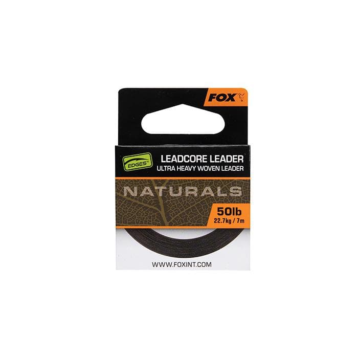 Fox Edges Naturals Leadcore Leader 7m 50lb /22.7kg - foto 2