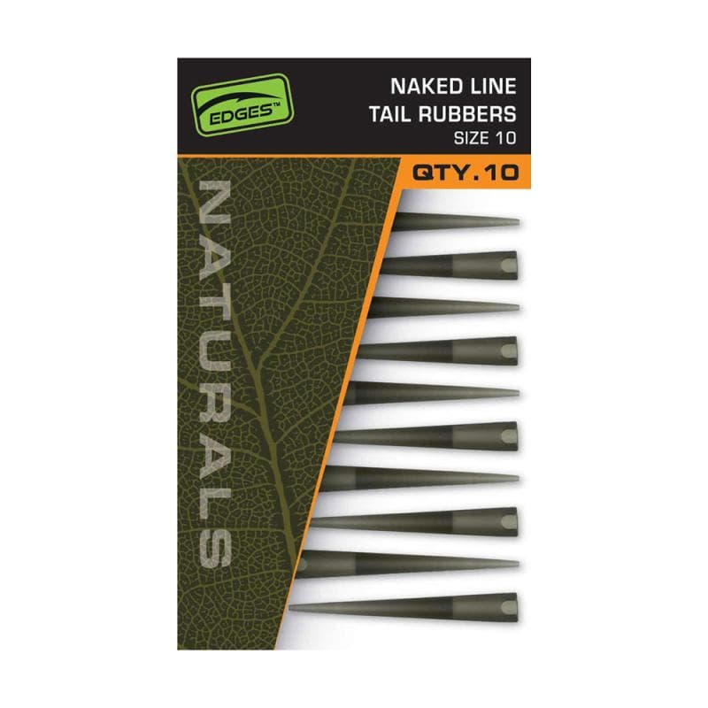 Fox Edges Naturals Naked Line Tail Rubbers Size 10