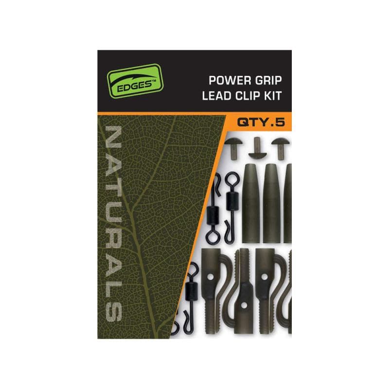 Fox Edges Naturals Power Grip Lead Clip Kit