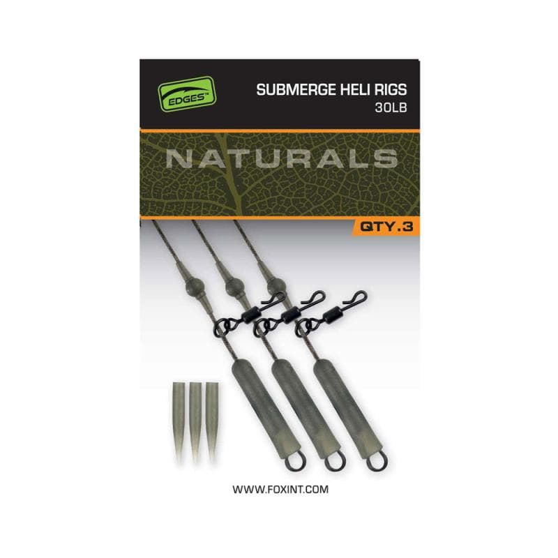 Fox Edges Naturals Submerge Heli Rigs 30lb