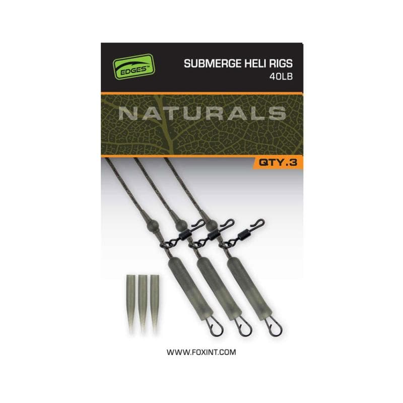 Fox Edges Naturals Submerge Heli Rigs 40lb