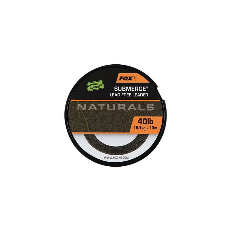 Fox Edges Naturals Submerge Lead-Free Leader 40lb/18.1kg - foto 2