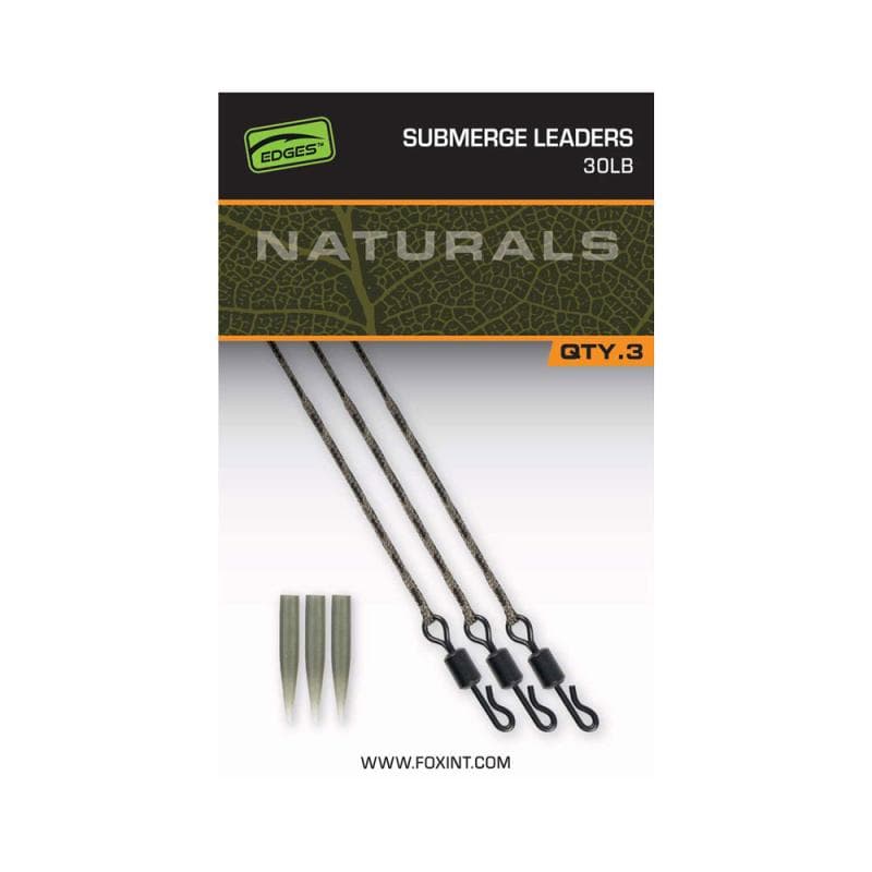 Fox Edges Naturals Submerge Leaders 30lb