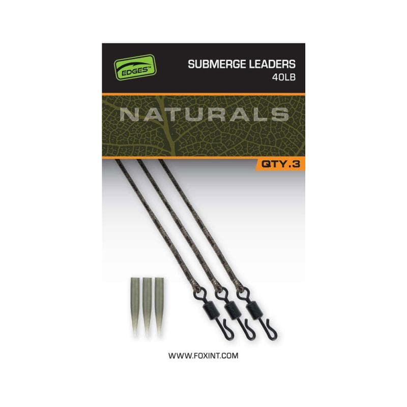 Fox Edges Naturals Submerge Leaders 40lb
