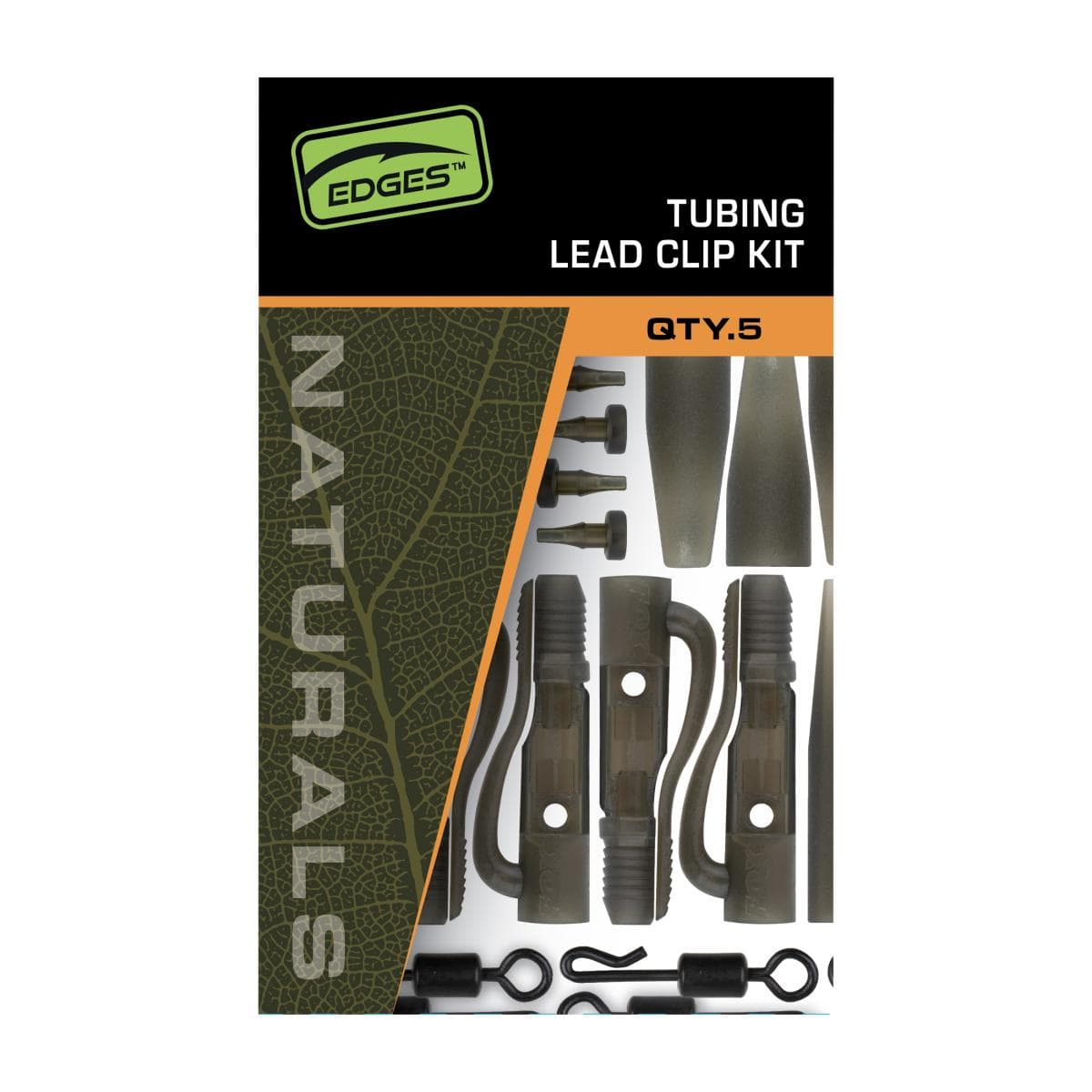 Fox Edges Naturals Tubing Leadclip Kit