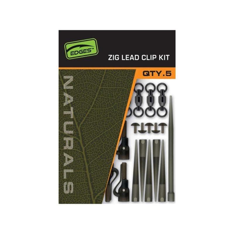 Fox Edges Naturals Zig Lead Clip Kit