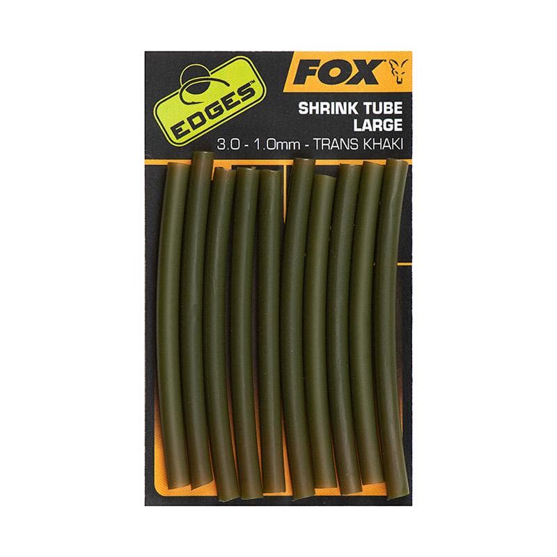 Fox Edges Shrink Tube Trans Khaki Large 3.0-1.0mm