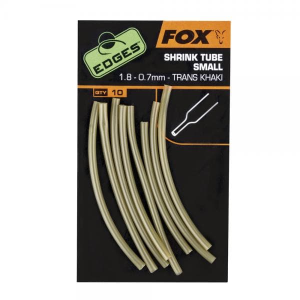 Fox Edges Shrink Tube Trans Khaki Small 1.8-0.7mm