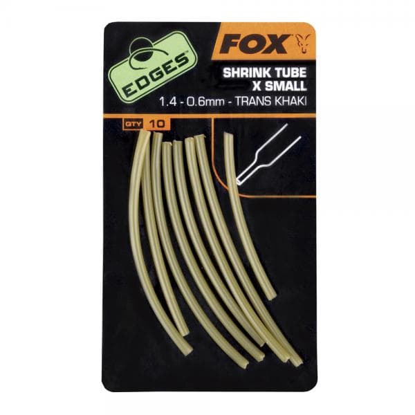 Fox Edges Shrink Tube Trans Khaki XSmall 1.4-0.6mm