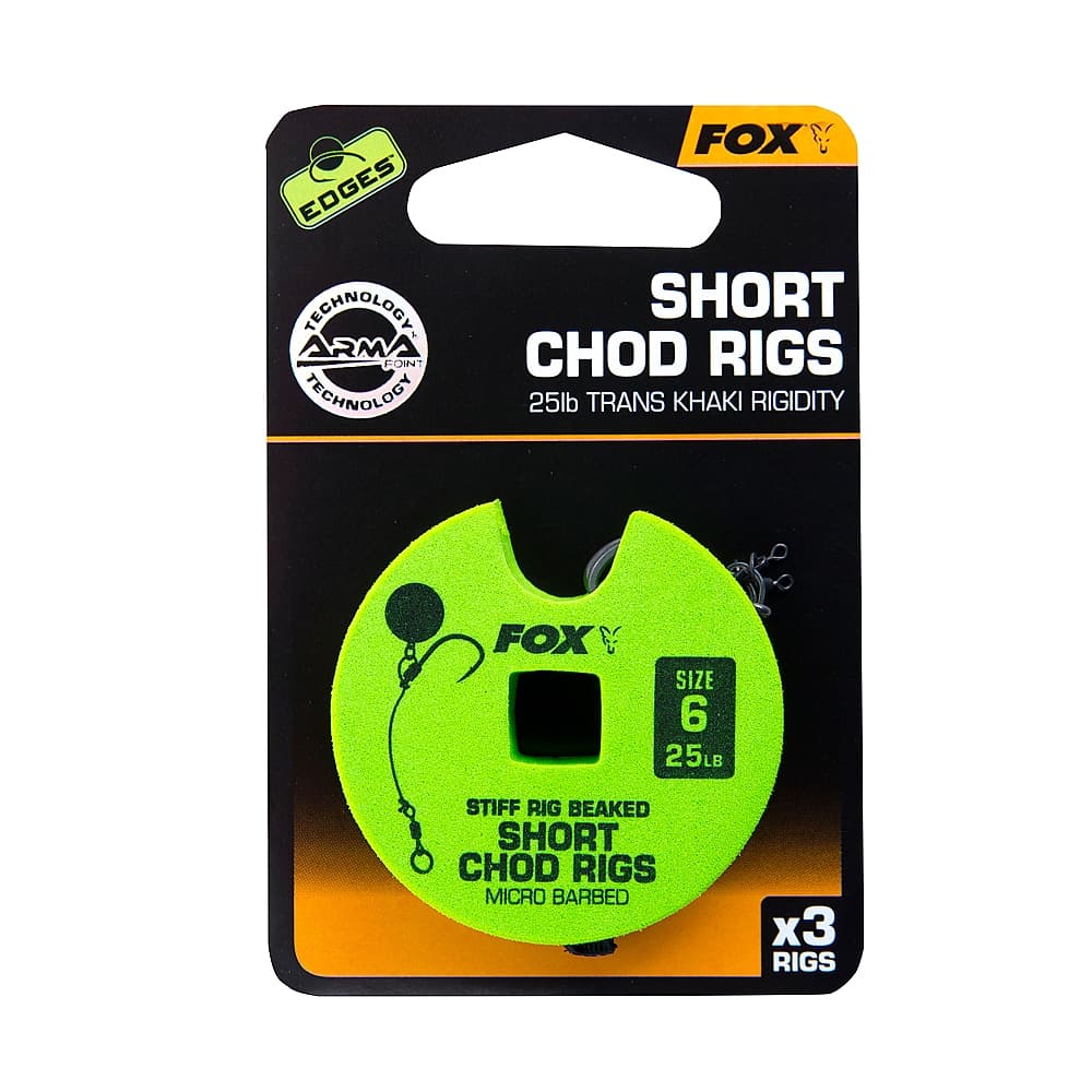 Fox EDGESﾙ Stiff Chod Rig Short