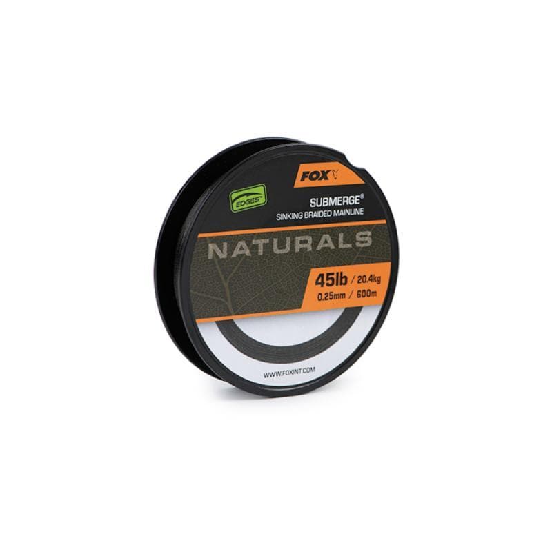 Fox Edges Submerge Natural Braid 600m 0.25mm 45lb