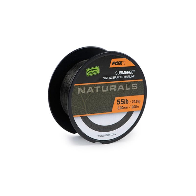 Fox Edges Submerge Natural Braid 600m 0.30mm 55lb