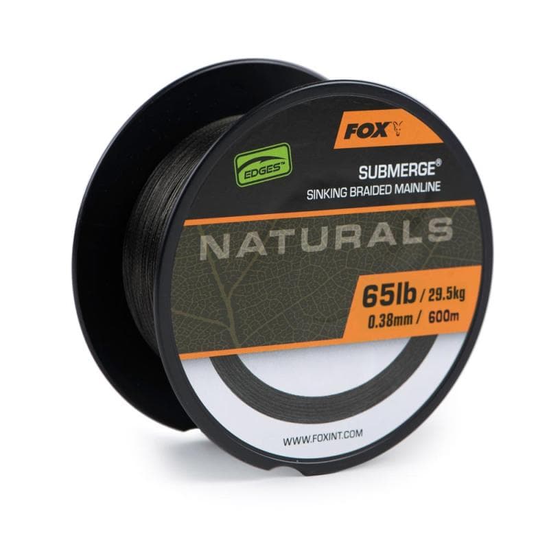 Fox Edges Submerge Natural Braid 600m 0.38mm 65lb