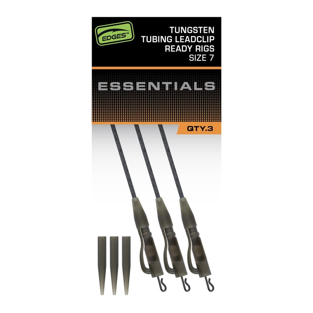 Fox Edges Tungsten Tubing Leadclip Ready Leaders