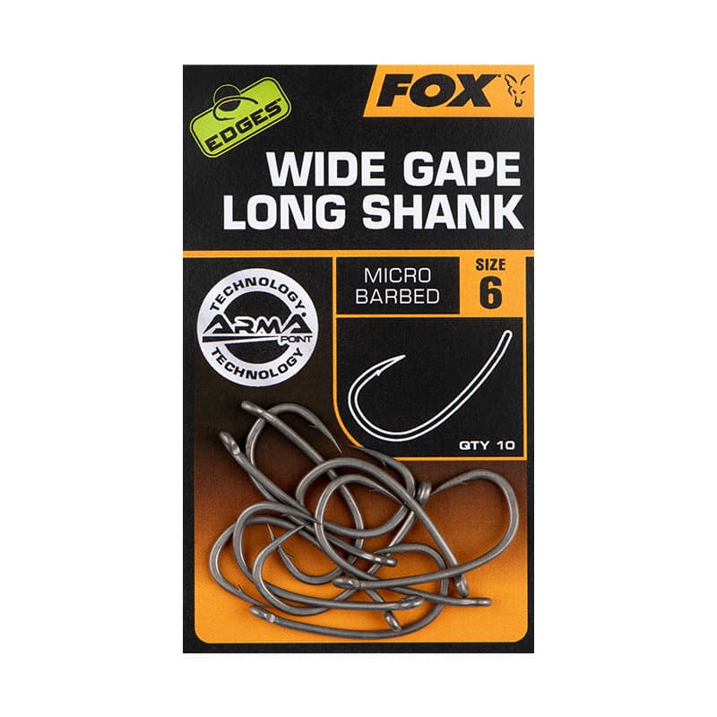 Fox Edges Wide Gape Long Shank - foto 2
