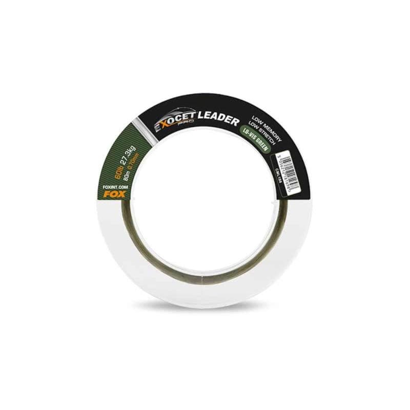 Fox Exocet Pro Low-Vis Green Leader 60lb 0.70mm 80m
