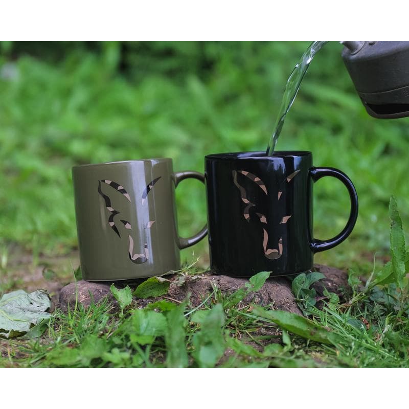 Fox Green And Camo Head Ceramic Mug - foto 3