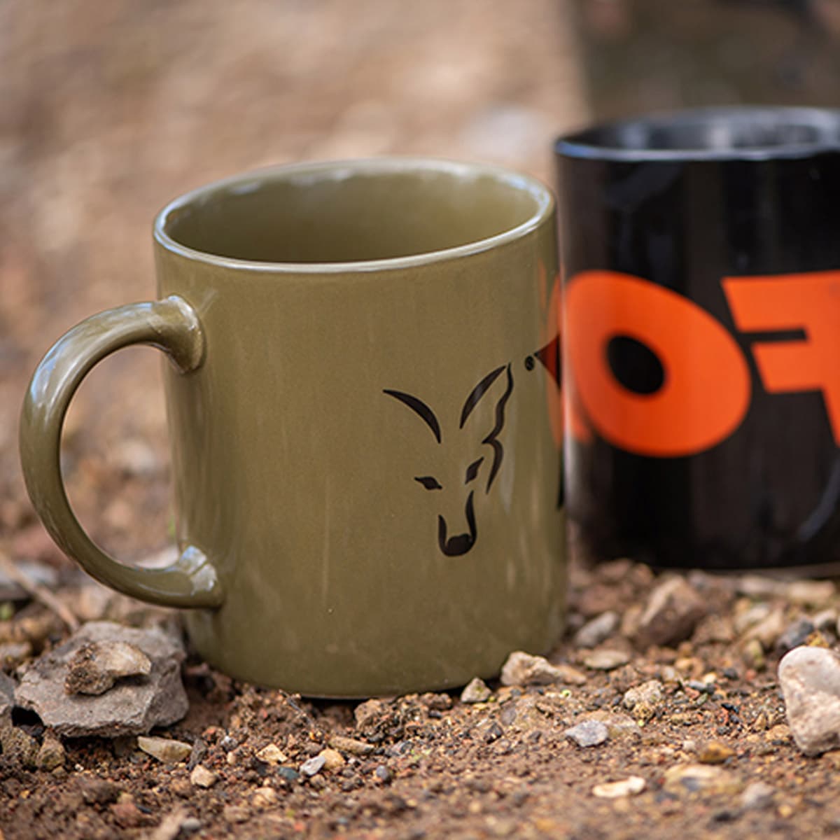 Fox Green & Black Logo Ceramic Mug 350ml - foto 3