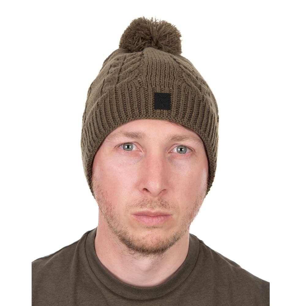 Fox Khaki Knitted Bobble - foto 3