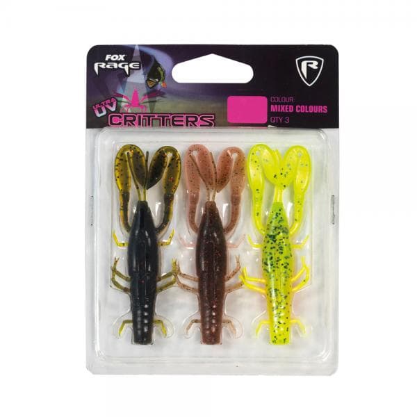Fox Rage Critters Mixed Uv Colours 7cm