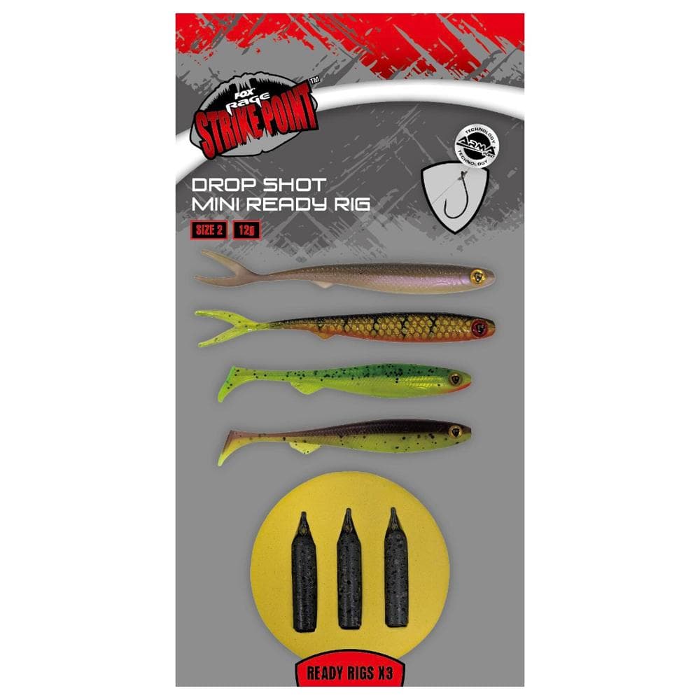 Fox Rage Dropshot Micro Ready Rigs Size 2 - 12g