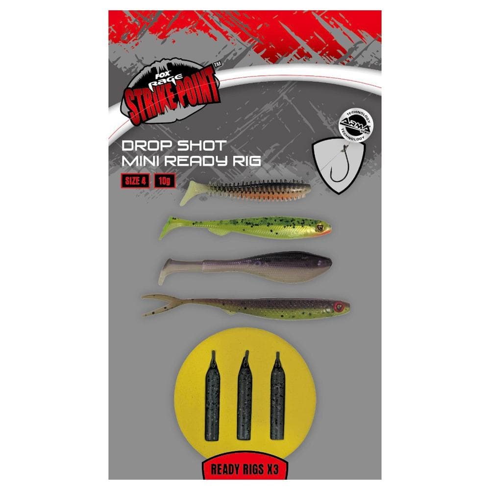 Fox Rage Dropshot Micro Ready Rigs Size 4 - 10g
