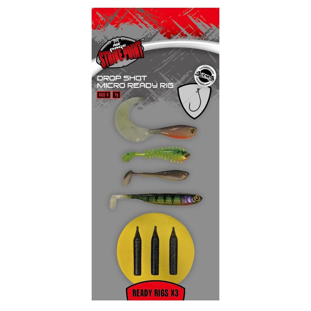 Fox Rage Dropshot Micro Ready Rigs Size 6 - 7g