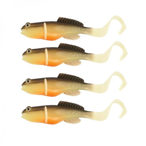Fox Rage Grondel Twist 10cm Hot Olive 4 stuks
