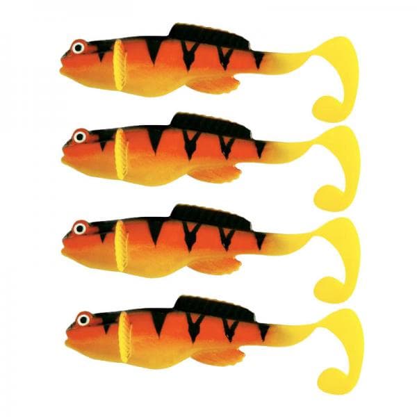 Fox Rage Grondel Twist 10cm Hot Tiger 4 stuks