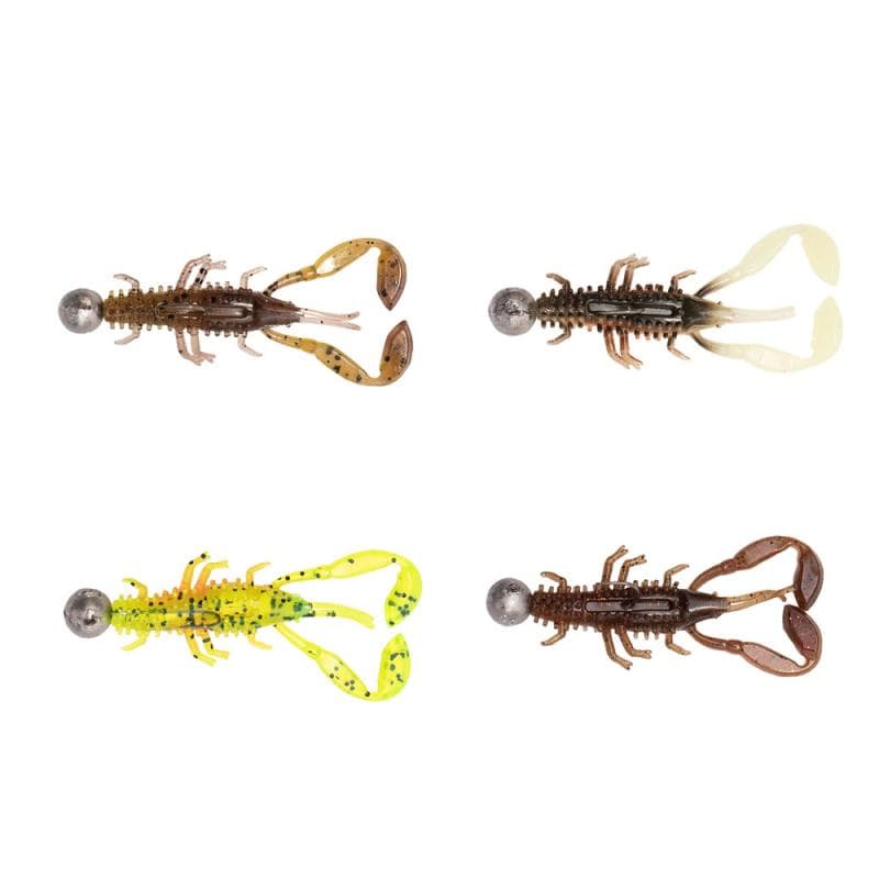 Fox Rage Micro Critter Loaded UV Mixed Colour Pack 5cm - foto 2