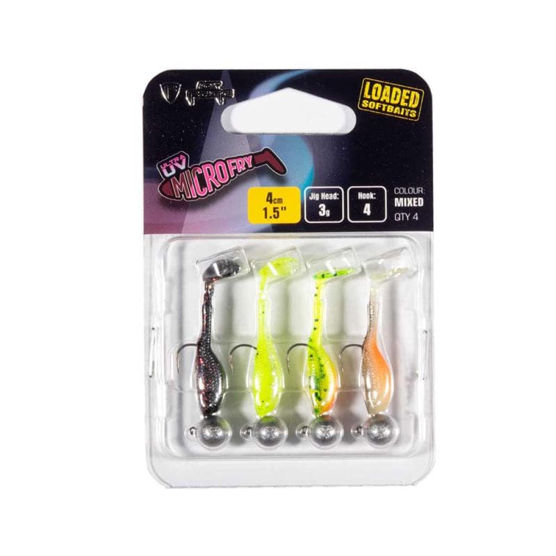 Fox Rage Micro Fry Loaded UV Mixed Colour Pack 4cm