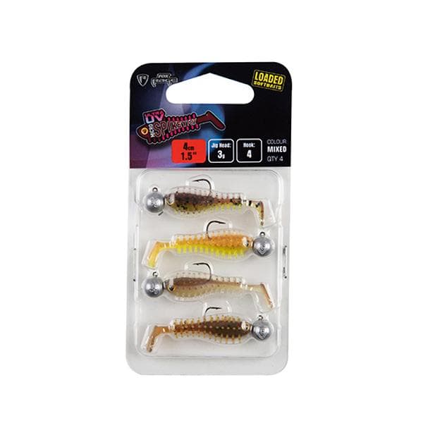 Fox Rage Micro Spikey Loaded UV Mixed Colour Pack 4cm 3gr