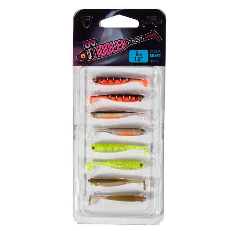 Fox Rage Micro Tiddler Fast UV Mixed Colour Pack 5cm