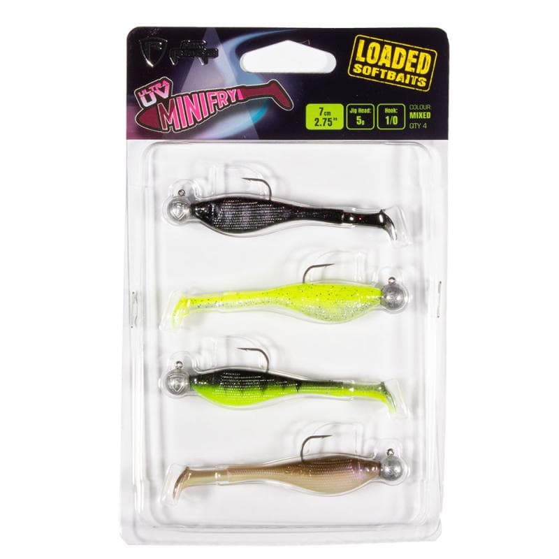 Fox Rage Mini Fry Loaded UV Mixed Colour Pack 7cm