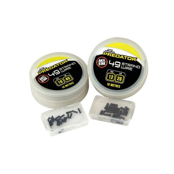 Fox Rage Predator 49 Strand Steel Wire Incl. Crimps 40lbs/18kg