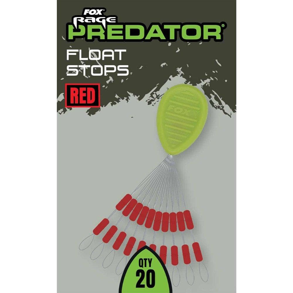 Fox Rage Predator Float Stops Red