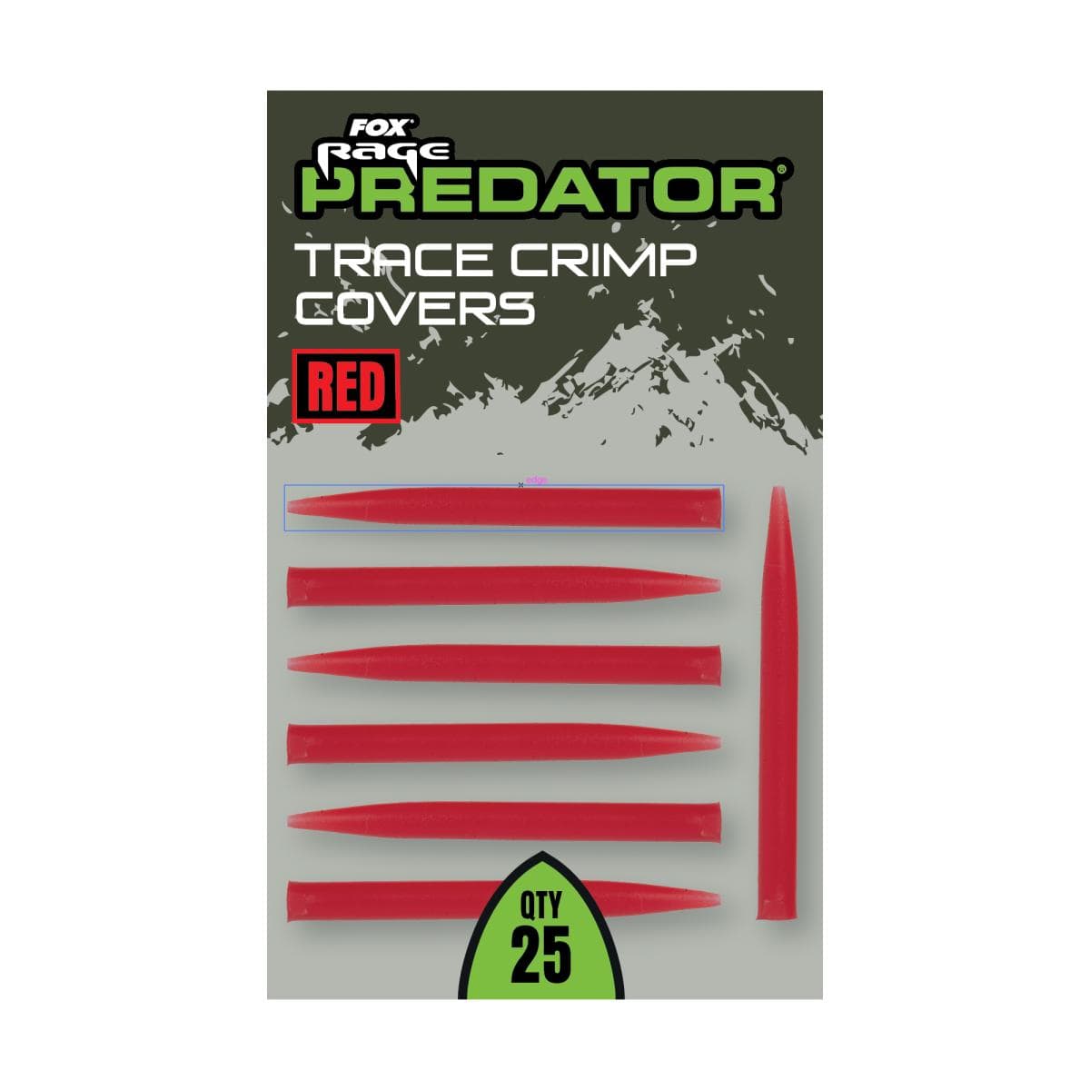 Fox Rage Predator Red Trace Crimp Covers