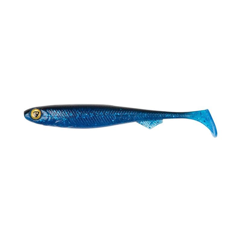 Fox Rage Slick Shad Ultra UV Shads 11cm Blue Flash