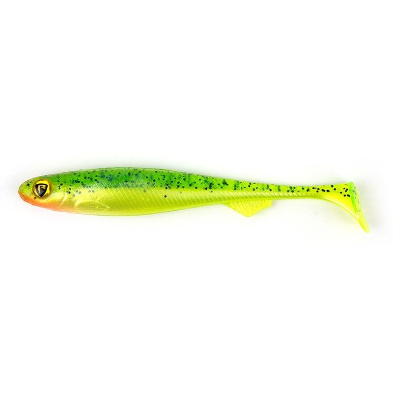 Fox Rage Slick Shad Ultra UV Shads 11cm Lemon Tiger