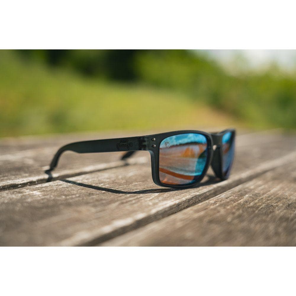 Fox Rage Transparent Black Brown Lens Mirror Blue Eyewear - foto 7