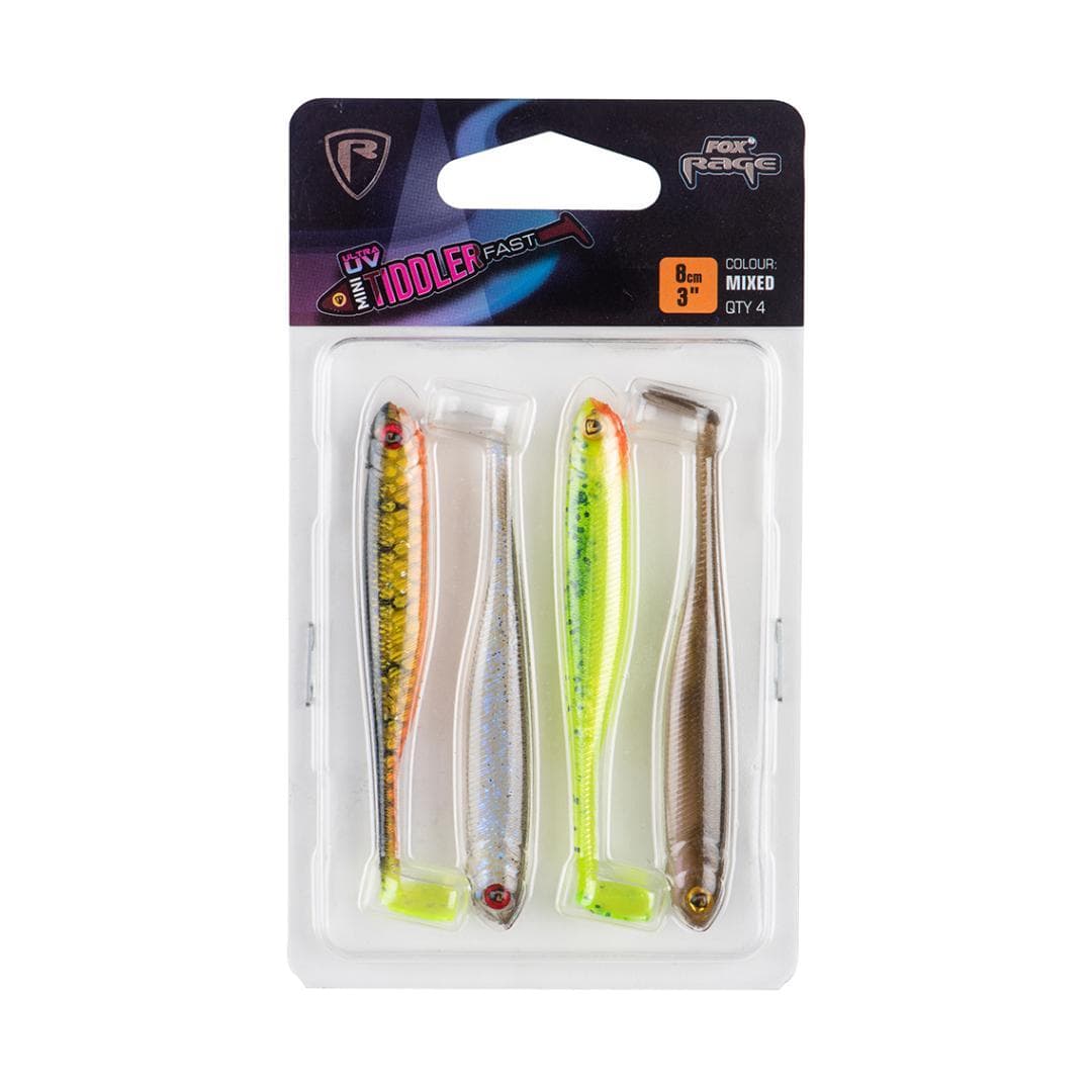 Fox Rage UV Mini Tiddler Fast Mixed 8cm
