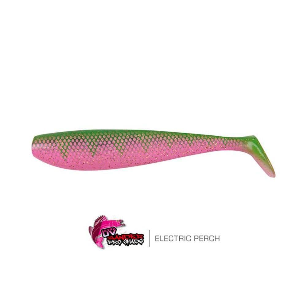 Fox Rage Zander Pro Shad 10cm UV Electric Perch