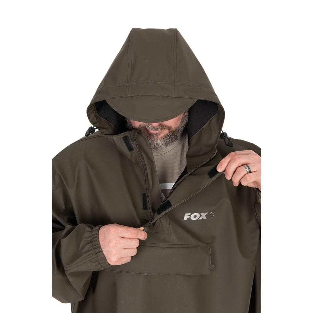 Fox Rain Poncho Khaki - foto 5