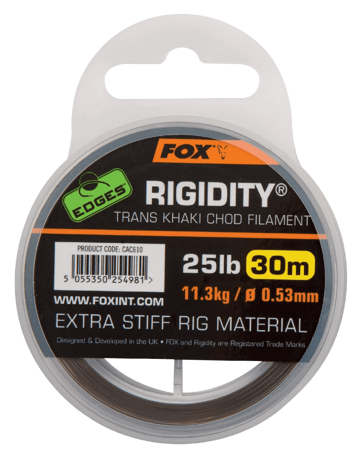 Fox Rigidity Trans Khaki Chod Filament