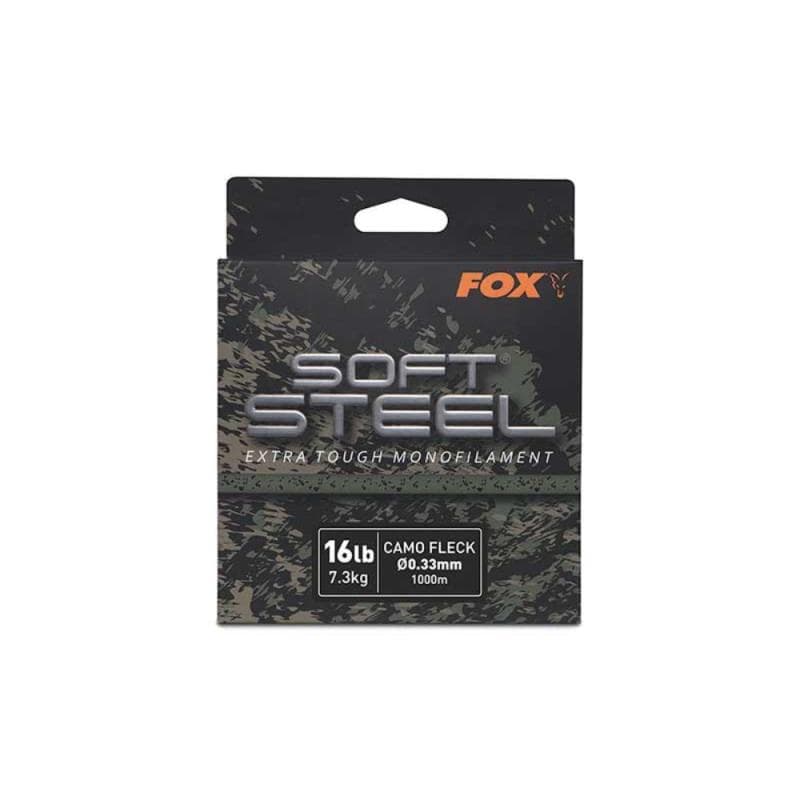 Fox Soft Steel Fleck Camo Mono 1000m 0.33mm - 16lb - foto 2