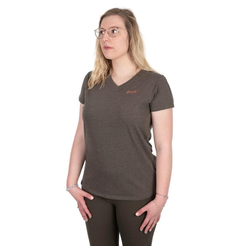 Fox Womens V-Neck T-Shirt XL 20-22