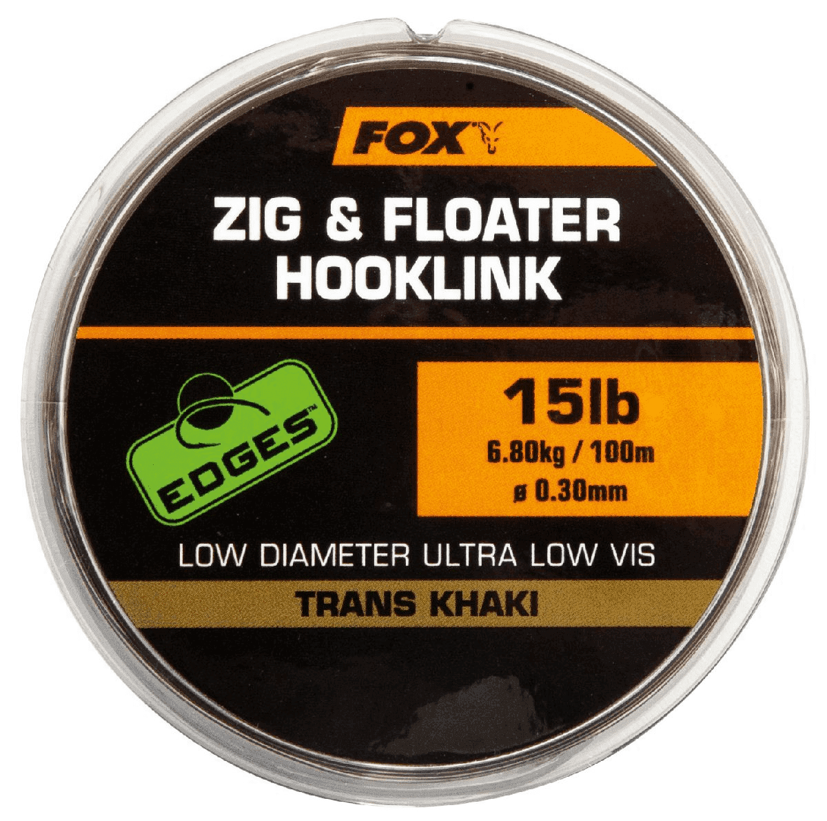 Fox Zig & Floater Hooklink - Trans Khaki